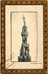 Gruss aus Strassburg - Munsterspitze 1876 à Russ