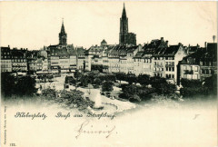 Strassburg-Kleberplatz Gruss aus Strassburg à Russ
