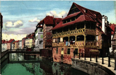 Strassburg-Vue vers les tanneries