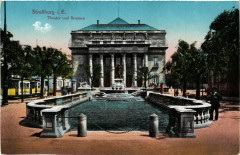 Strassburg-Theater und Brunnen -
													67 Bas Rhin
												