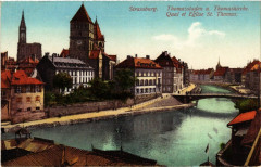 Strassburg-Quai et Eglise Saint-Thomas