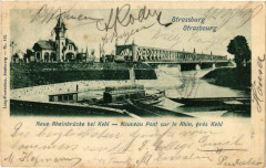 Strassburg-Nouveau Pont sur le Rhin pres Kehl