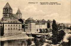 Strassburg-L'Eglise et le College Saint-Thomas