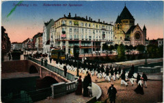 Strassburg-Kleberstaden mit Synagoge