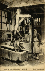 Autour du puits a Kirwiller - Alsace