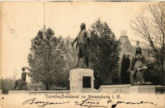 Goethe Denkmal zu Strassburg