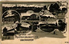 Gruss vom Truppen-Ubungsplatz Oberhofen à Russ