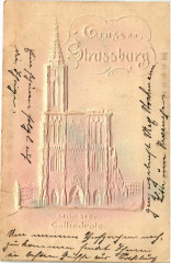 Gruss aus Strassburg - Munster - Cathedrle à Russ