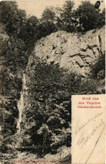 Gruss aus den Vogesen Nidechwafféefall à Russ