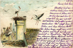 Ankunft. Litho