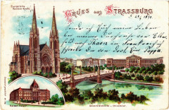 Strasbourg - Strassburg - Universitat - Kaiser-Palais - Scenes à Strasbourg