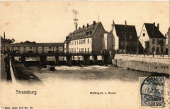 Strasbourg - Strassburg - Gefangnis u. Kanal à Strasbourg