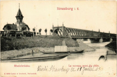 Strassburg - Rheinbrucke - Le nouveau pont du rhin