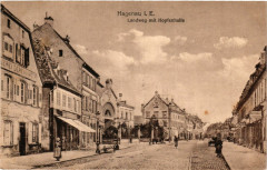 Hagenau - Landweg mit Hopfenhalle
