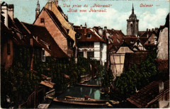 Colmar Vue prise du Peterwall à Colmar