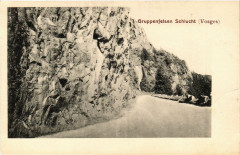 Gruppenfelsen Schlucht