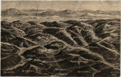 Das Schlachtfeld in den Vogesen