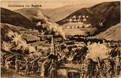 Beschiessung von Markirch -
													68 Haut Rhin
												