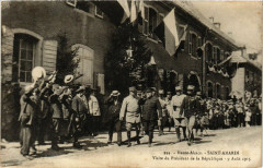 Haute-Alsace - Saint-Amarin - Visite du President de la Republique à Saint-Amarin