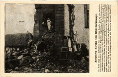 Oberburnhaupt - Zerstorte Kirche von Oberburnhaupt -
													68 Haut Rhin
												