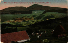 Blick von der Melkerei Freundstein auf den Grossen Belchen -
													68 Haut Rhin
												