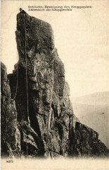 Schlucht Ersteigung des Kruppenfels - Ascension du Kruppenfels