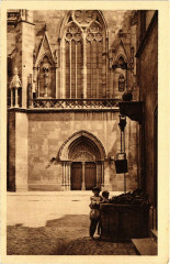 Colmar - Entrée du Cathedrale à Colmar