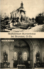 Wallfahrsort Burnenkreuz b. Brunstatt Inneres de Kapelle