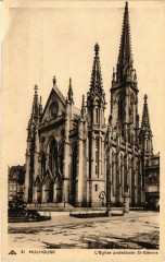 Mulhouse - L'Eglise protestante Saint-Etienne à Mulhouse