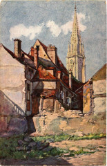 Mulhouse - Rue de la Roseile - Eglise Protestante Saint-Etienne à Mulhouse