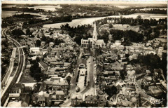 Auffay - Vue aerienne sur la Place Carnot -
													76 Seine Maritime
												