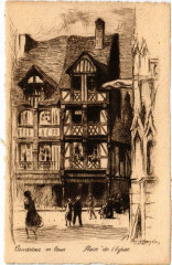 Caudebec-en-Caux - Place de l'Eglise