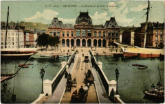 Le Havre Bourse et le Pont Alexandre au Havre