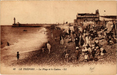 Le Treport La Plage et le Casino -
													76 Seine Maritime
												