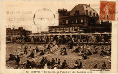 Dieppe Le Casino La Plage et les Cabines à Dieppe