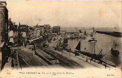 Le Treport Vue sur le Port prise du Musoir