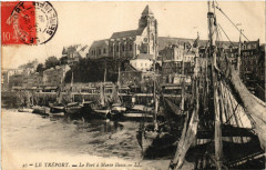 Le Treport Le Port a marée basse