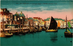 Le Treport L'Avant Port a marée haute