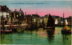 Le Treport L'Avant Port a marée haute