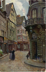 Rouen Pitt.-Rue de la Vicomte à Rouen