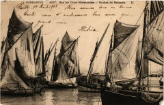 Sur les Cotes Normandes Etudes de Bateaux