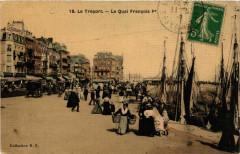 Le Treport-Le Quai Francois Ier au Tréport