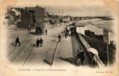 Le Havre-Perspective du Boulevard Maritime au Havre