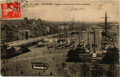 Le Havre-Bassin du Commerce et Place Gambetta au Havre