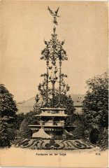 La Benedictine Fecamp-Fontaine en fer forge