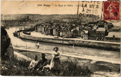 Dieppe-Le Quai du Hable Le Chenal à Dieppe