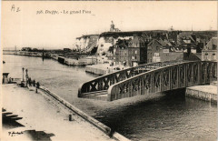 Dieppe-Le grand Pont à Dieppe