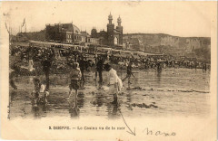Dieppe-Le Casino vu de la mer à Dieppe