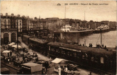 Dieppe-Depart du Train maritime à Dieppe