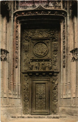 Rouen-Eglise Saint-Maclou-Porte de Jean-Goujon à Rouen
